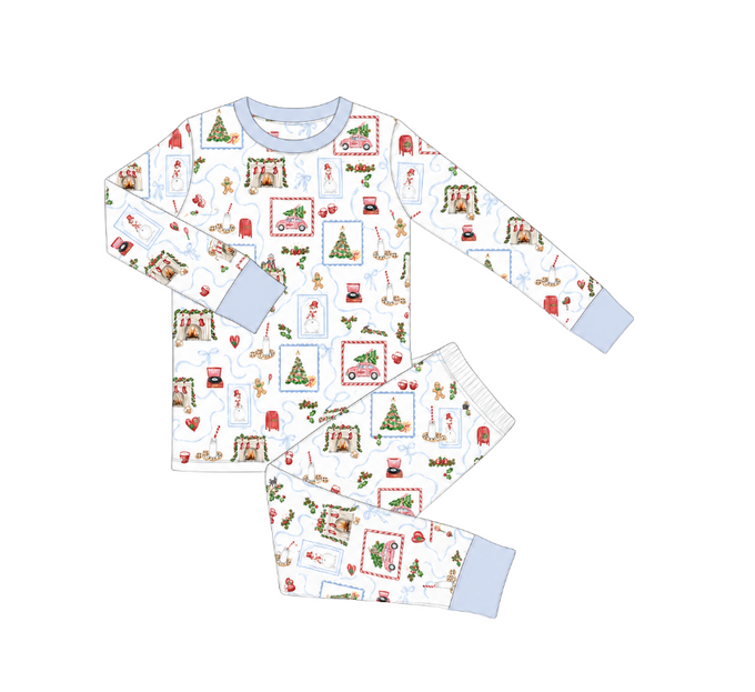 Christmas Keepsakes | Long Pajamas (Blue) (Pre-Order)
