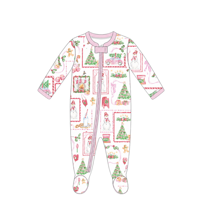 Christmas Keepsakes | Footie (Pink) (Pre-Order)