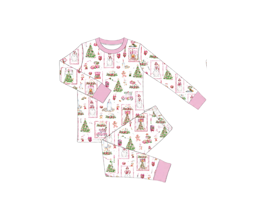Christmas Keepsakes | Long Pajamas (Pink) (Pre-Order)