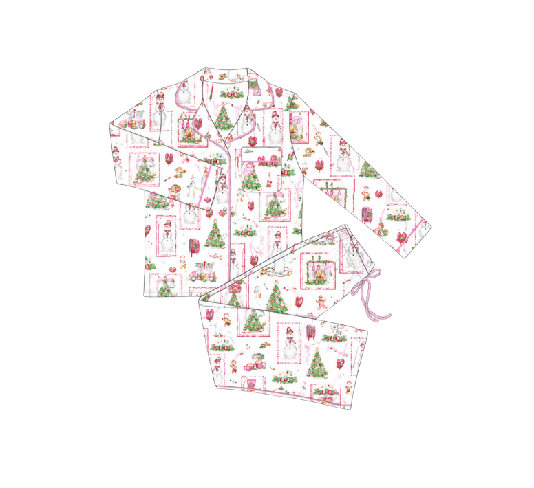 Christmas Keepsakes | LS Long Pajama Set (Pink Women's) (Pre-Order)