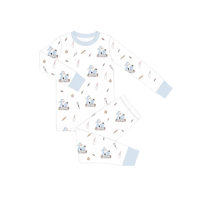 Cookies for Santa | Long Pajamas (Blue) (Pre-Order)