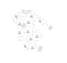 Cookies for Santa | Long Pajamas (Blue) (Pre-Order) thumbnail 1
