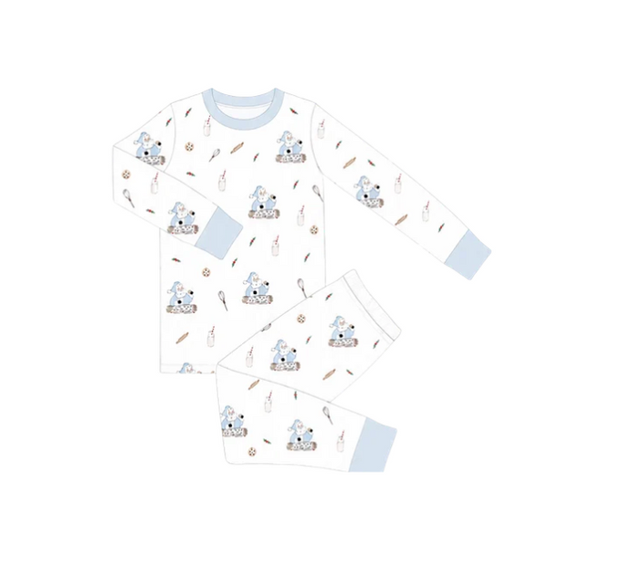 Cookies for Santa | Long Pajamas (Blue) (Pre-Order)