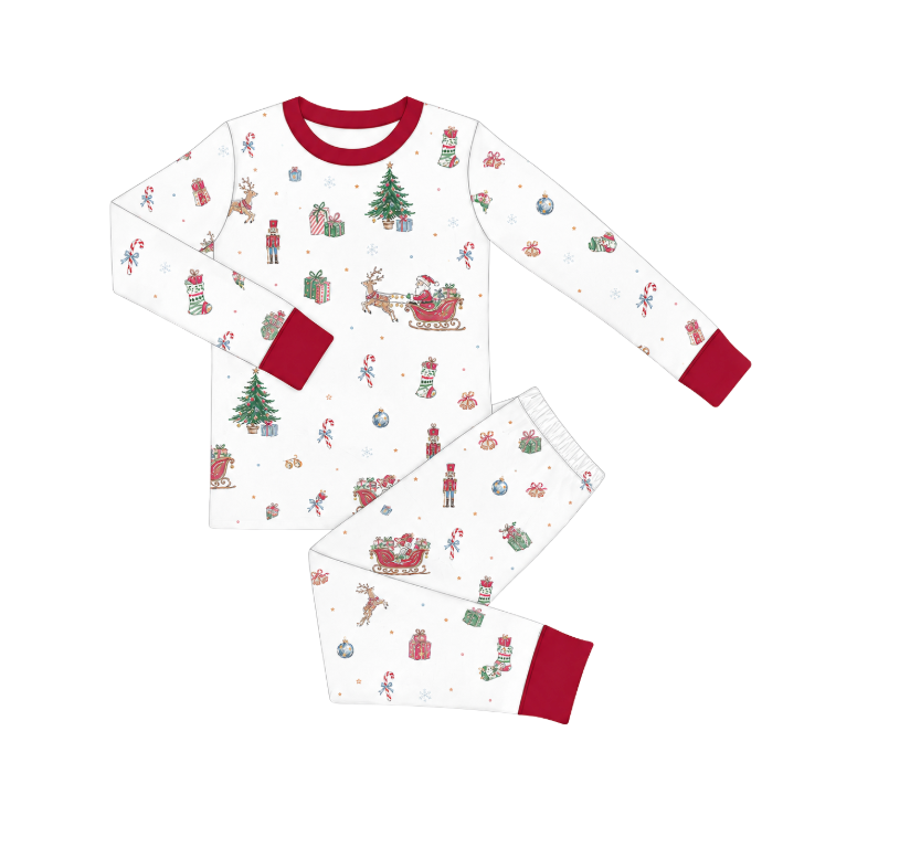 'Twas The Night Before | Long Pajamas (Pre-Order)